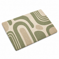 Modern Geometric Textured Accent Mat