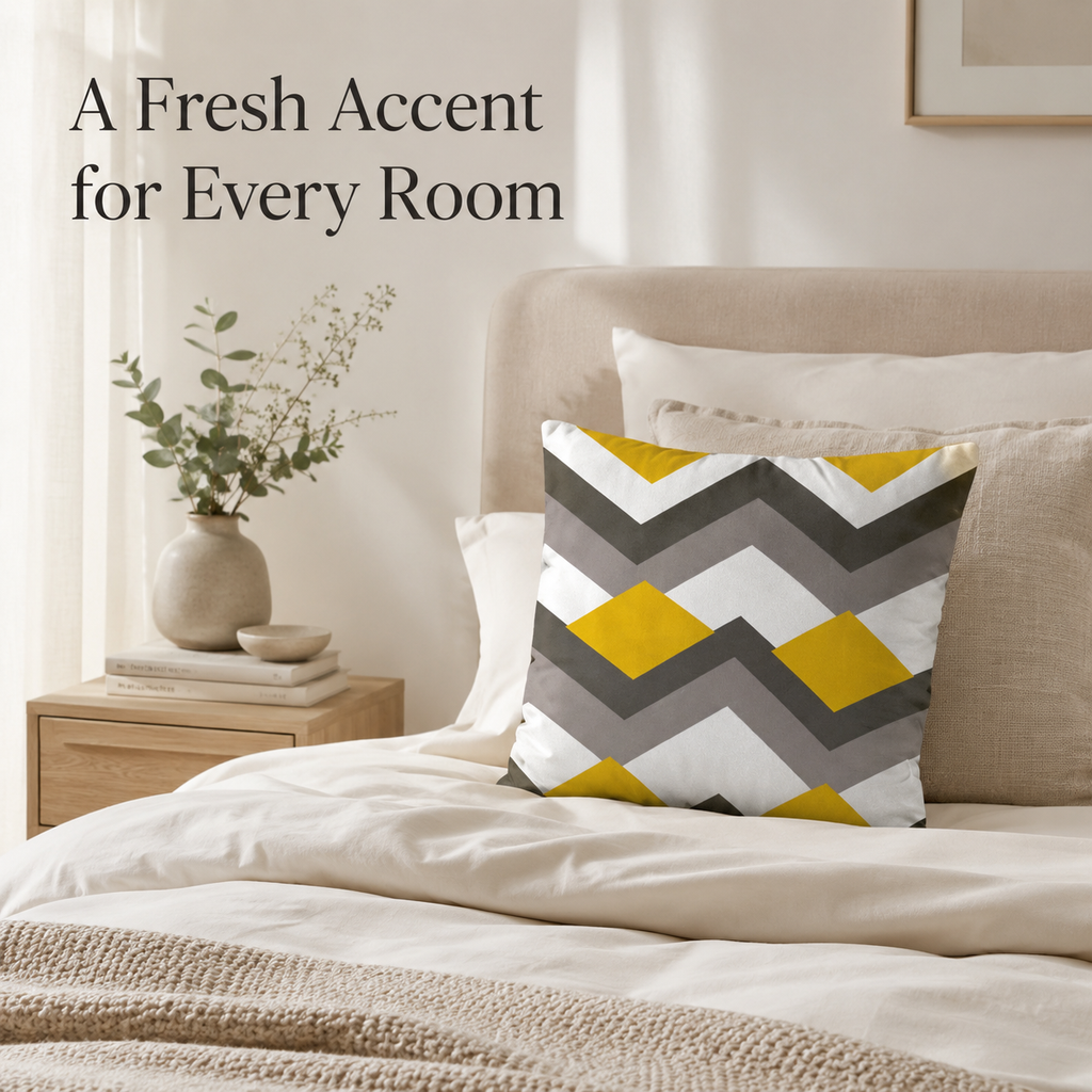 Modern Geometric Cushion Cover – 45 × 45 cm