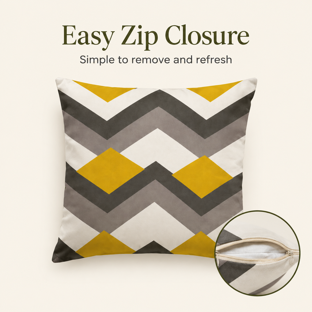 Modern Geometric Cushion Cover – 45 × 45 cm