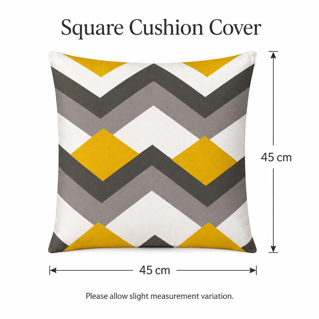 Modern Geometric Cushion Cover – 45 × 45 cm
